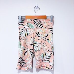 MINKPINK Pink floral bike shorts